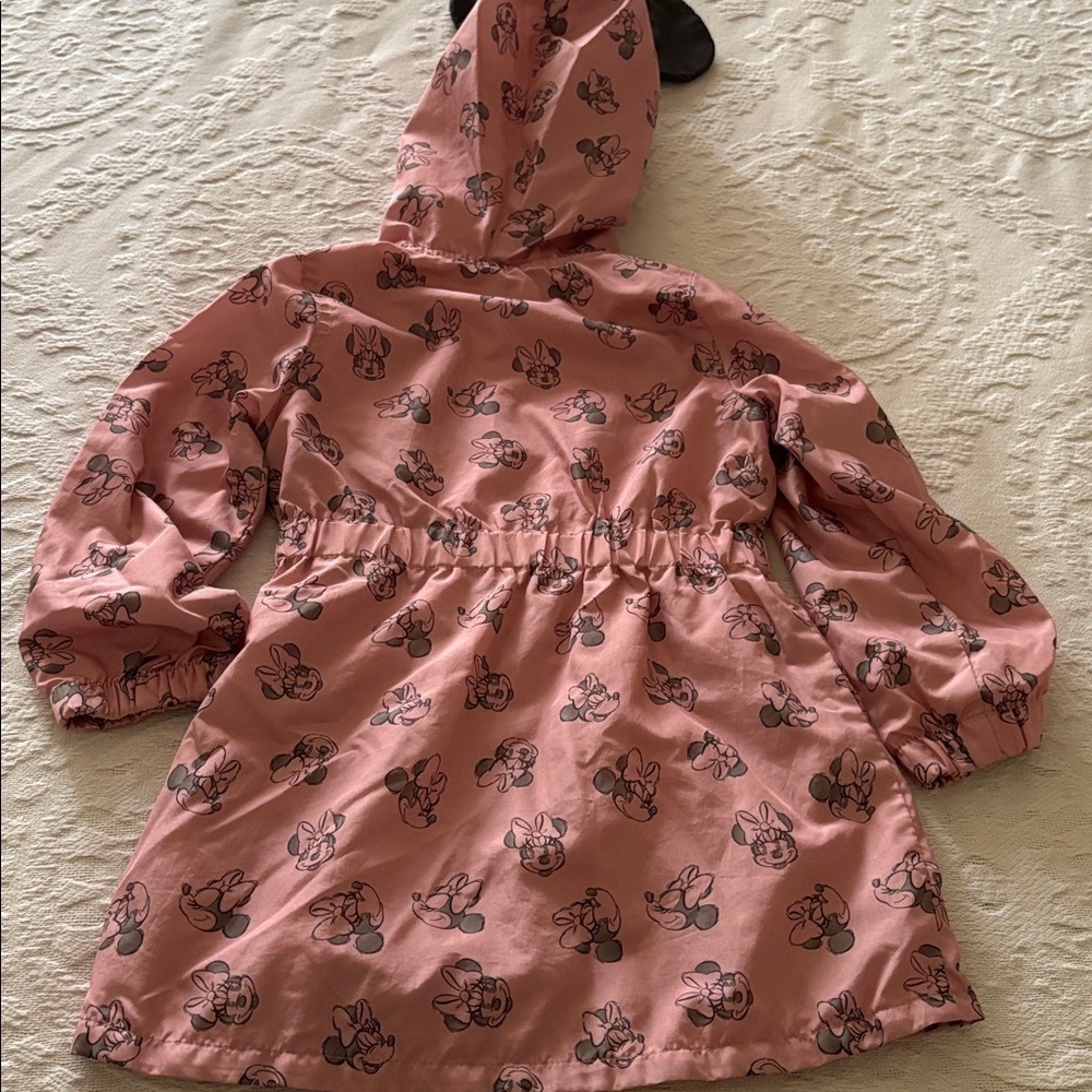 Pink Hooded Jacket with Cartoon Print - Picture 8 of 10